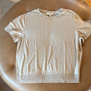 Banana Republic Tan Knit Short Sleeve Sweater XXL